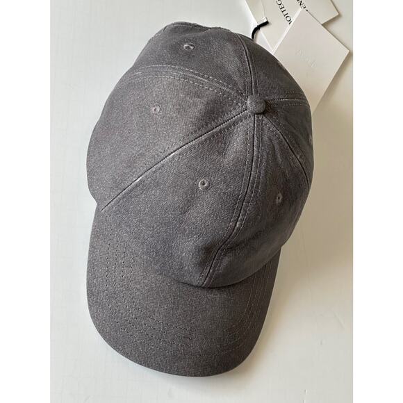Bottega Veneta Printed Leather Baseball Cap Gray Hat L (59 cm) 739329 NWT $950 main image 5
